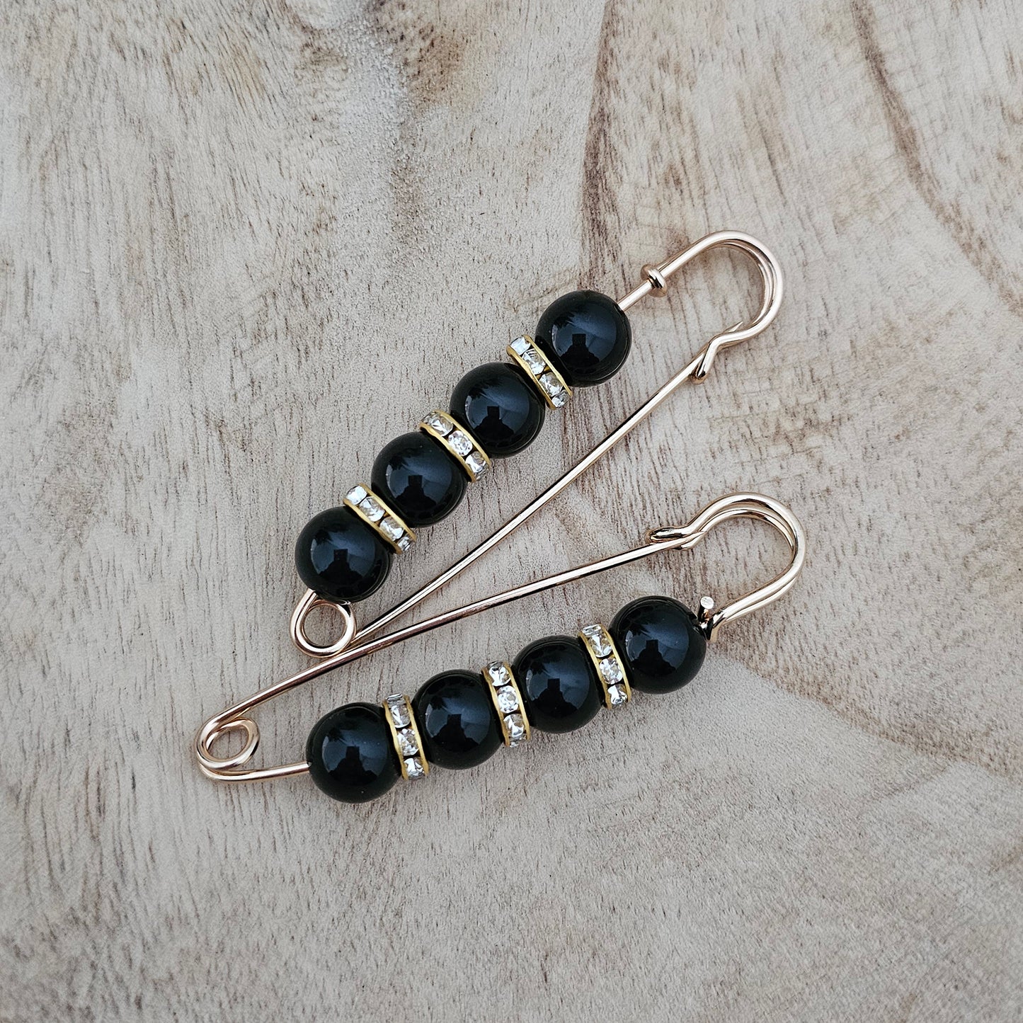 Black Pearl Shoe Pins Custom Charms