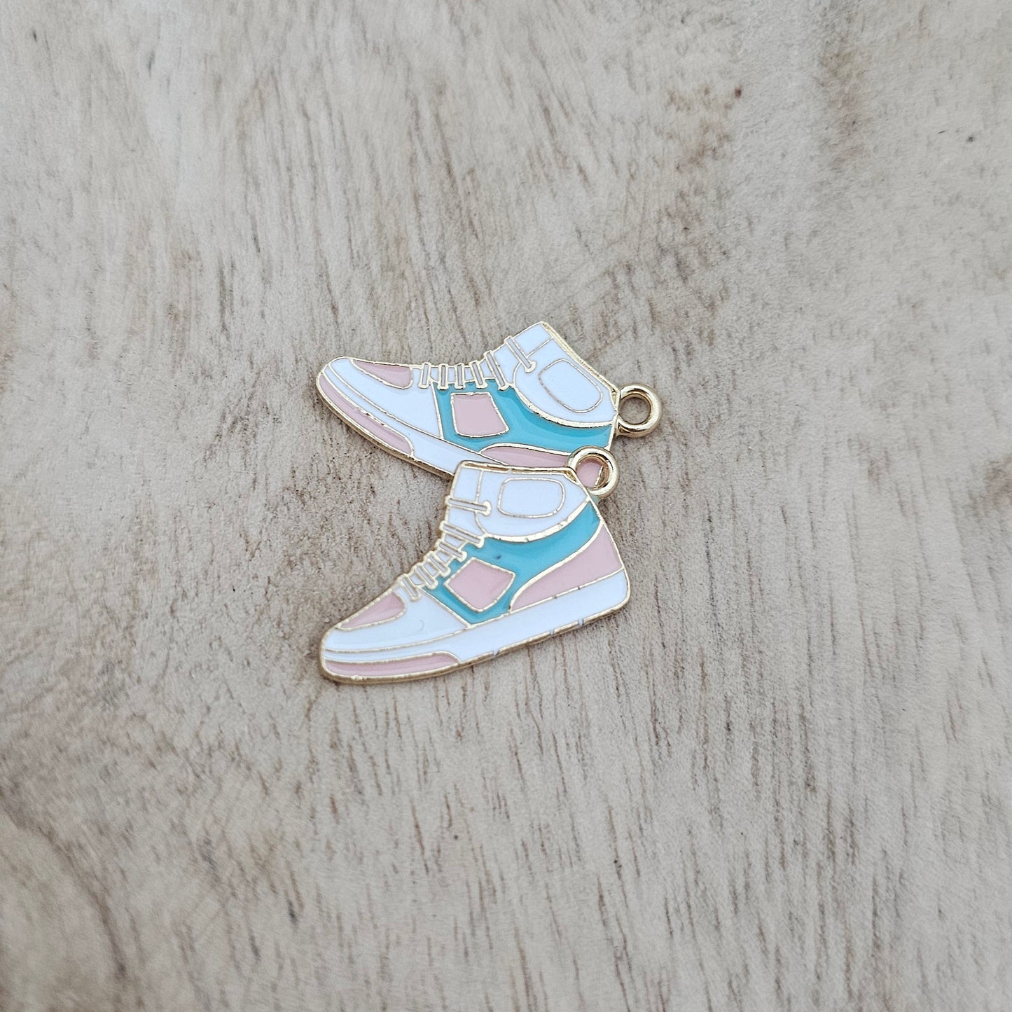 Custom Charms Blue Nike Inspired Tennis Shoe Charm