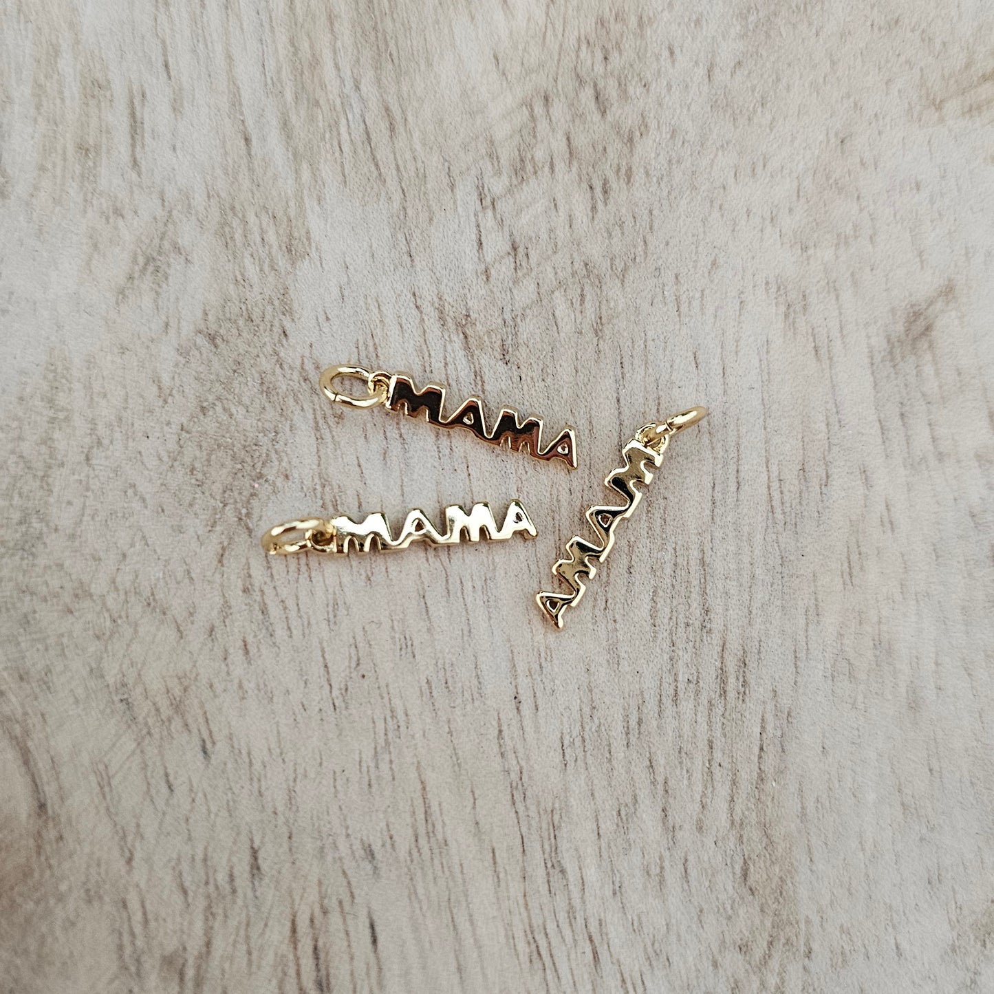 Mama Gold Charm Custom Charm Necklace
