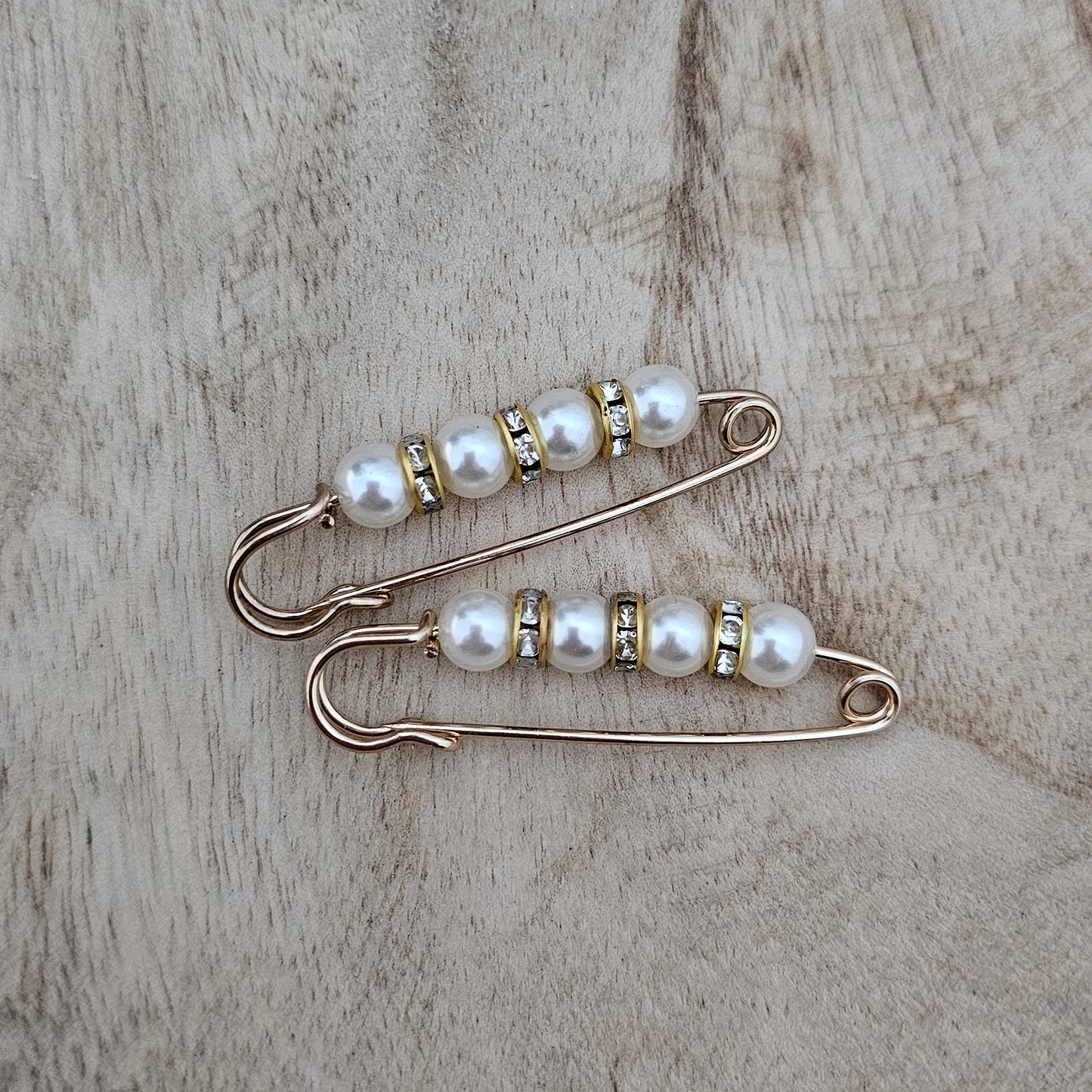 Pearl Crystal Shoe Pins Custom Charms