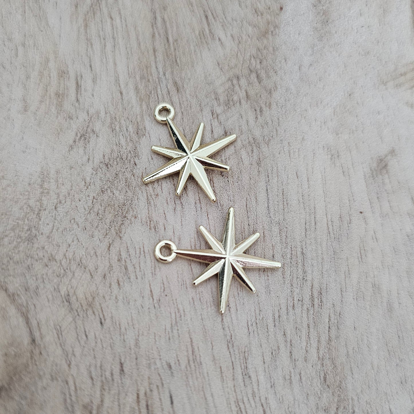 Retro Gold Star Charm Custom Charm Necklace