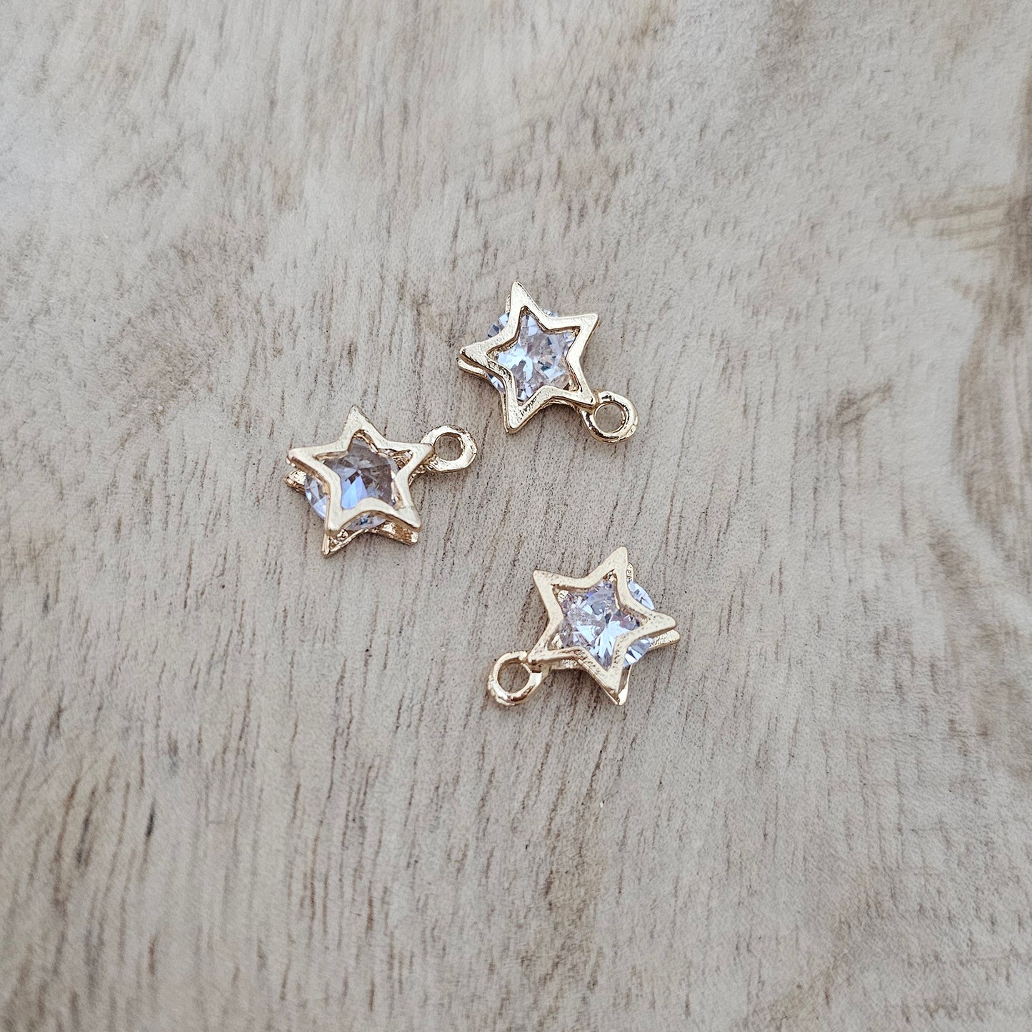 Sparkle Star Gold Charm Custom Charm Necklace