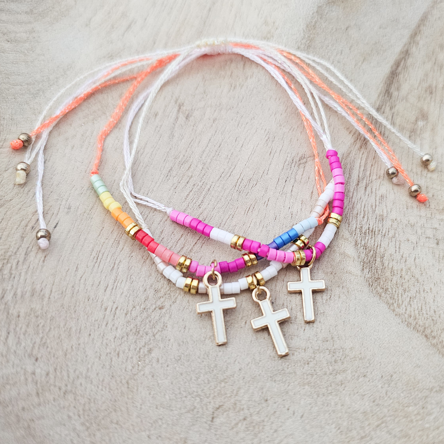 Faith Bracelet for Girls | Dainty Cross Bracelet | Christian Jewelry Gift for Teens | God Loving Girls Club
