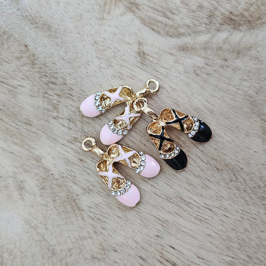 Ballet Shoes Charm Custom Charm Necklace