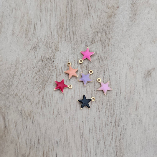 Colored Enamel Charm Custom Charm Necklace