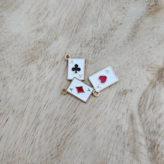 Custom Charm Ace Cards Mix Custom Charm Necklace