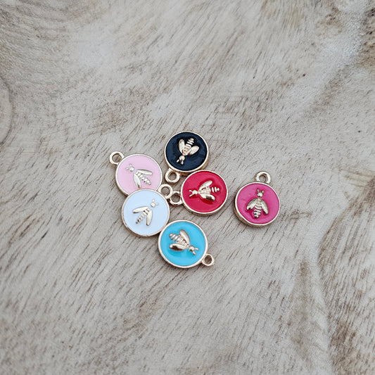 Custom Charm Bee Pendant Mix Custom Charm Necklace