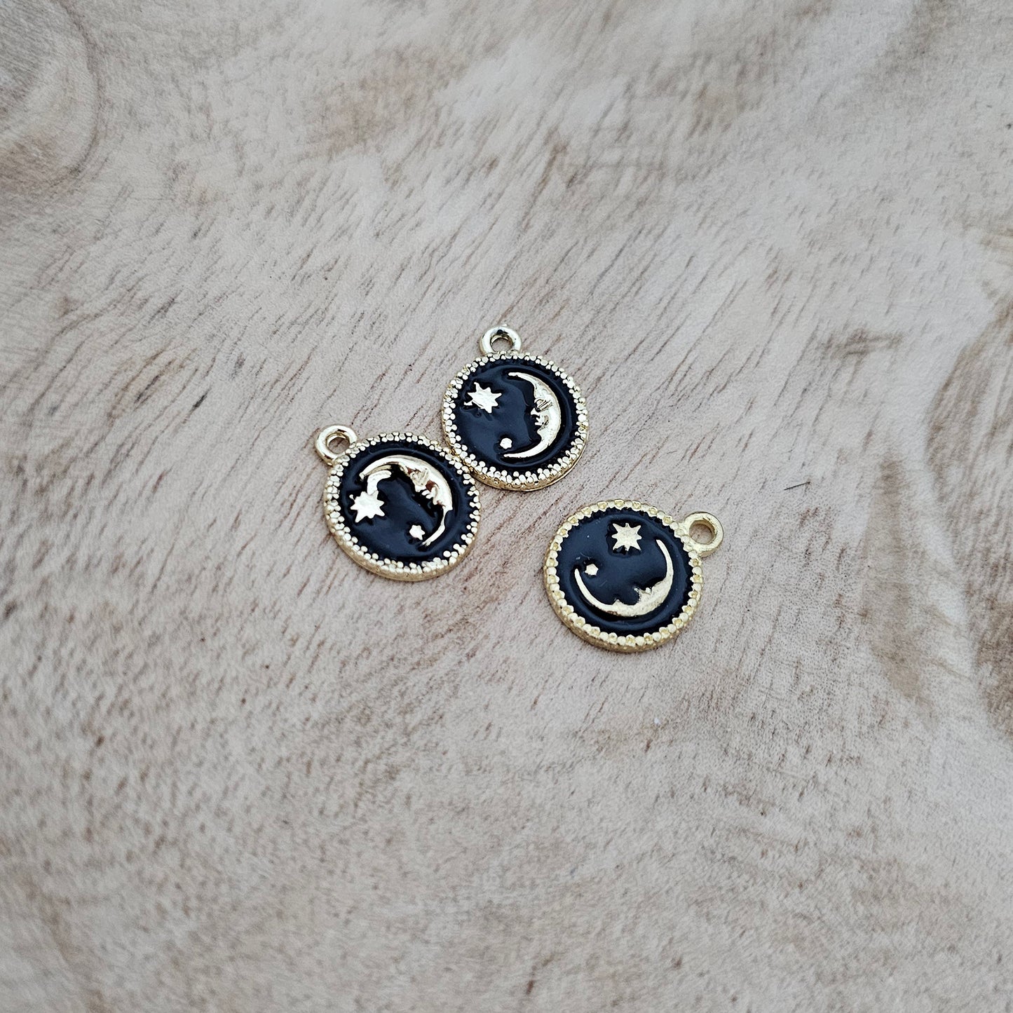 Custom Charm Black Moon Custom Charm Necklace