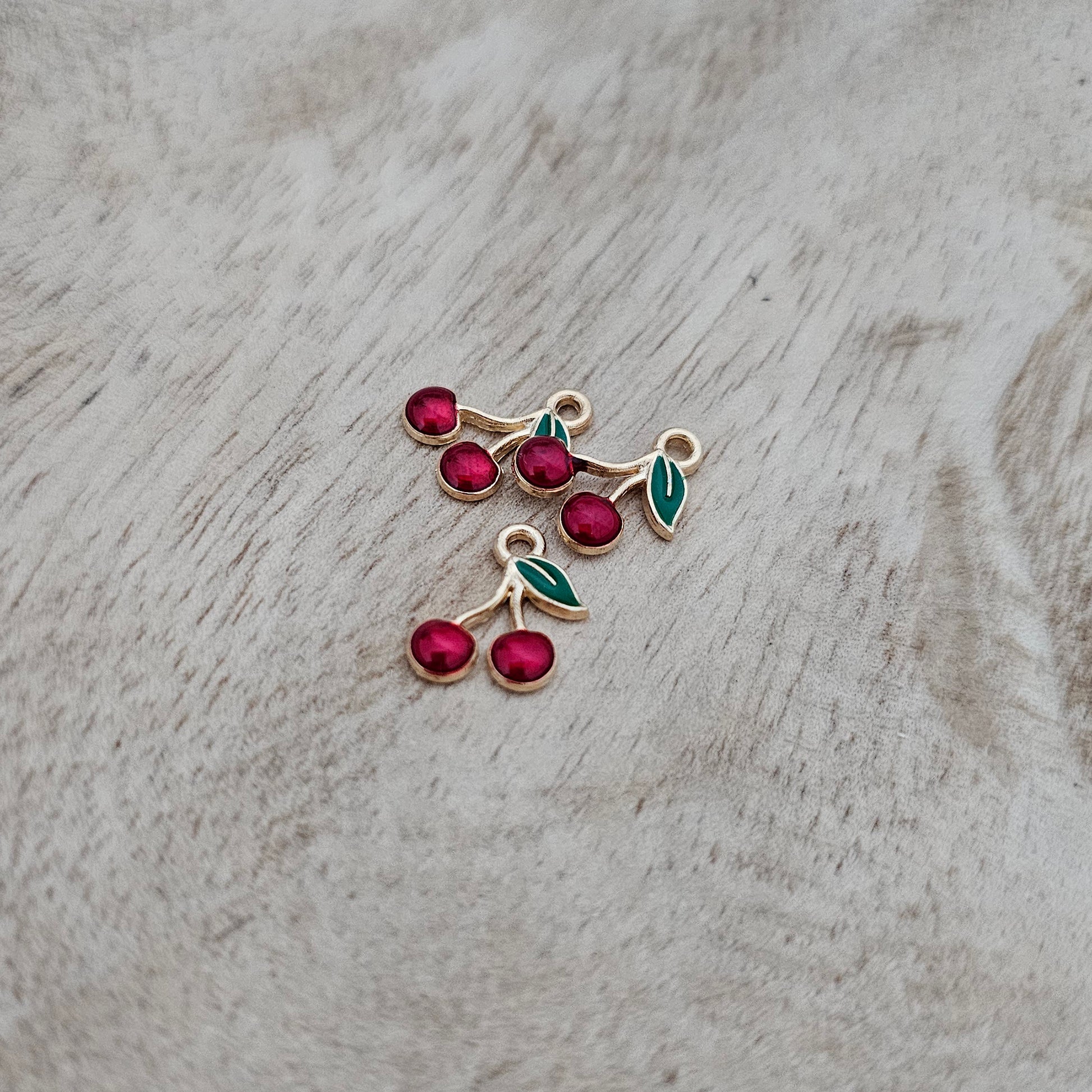 Custom Charm Cherry Custom Charm Necklace