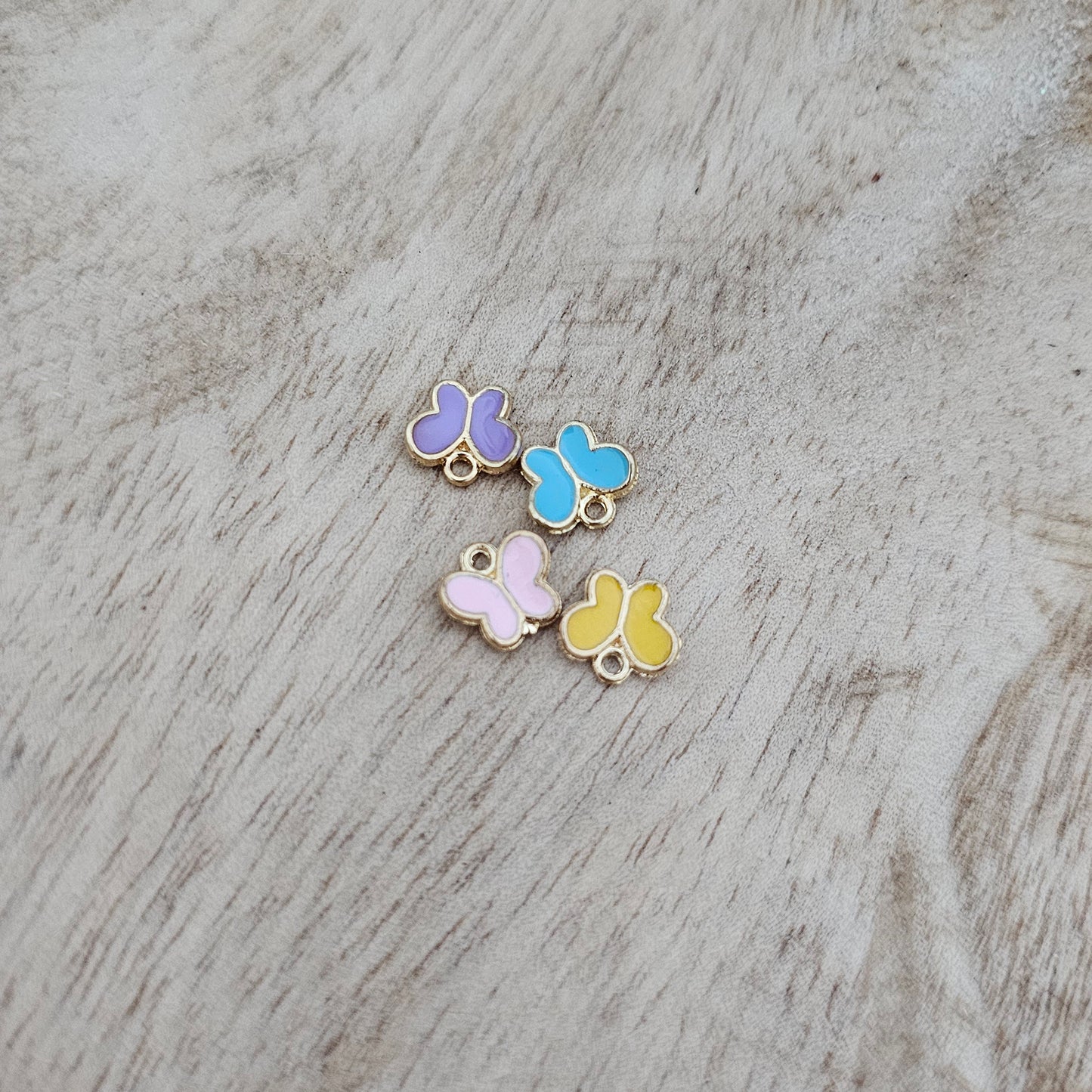 Custom Charm Colored Butterfly Charms Custom Charm Necklace