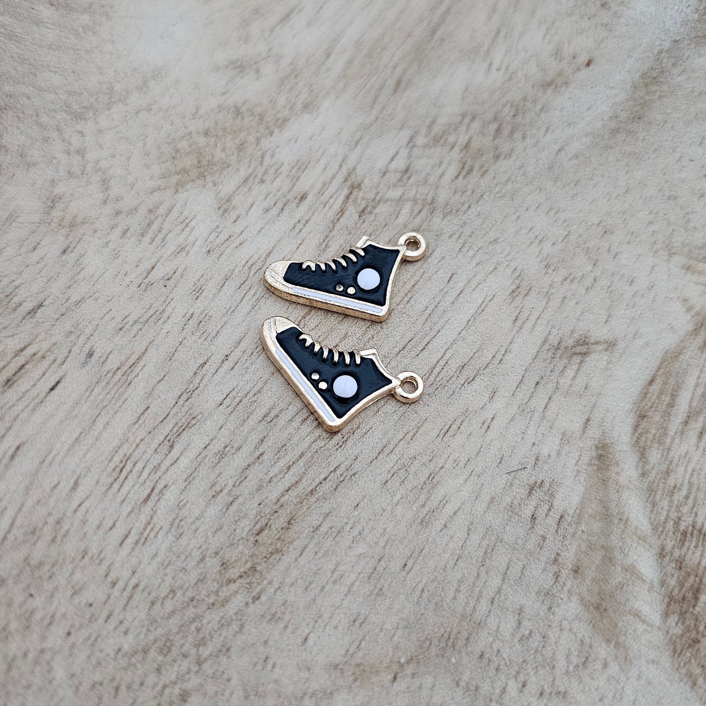 Custom Charm Converse Black Custom Charm Necklace