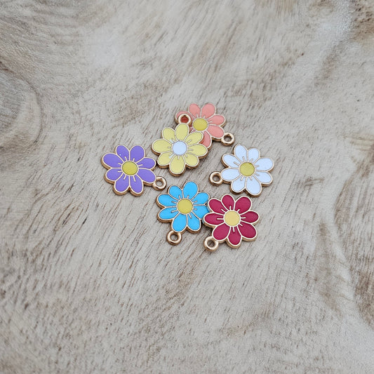 Custom Charm Country Flower Mix Custom Charm Necklace
