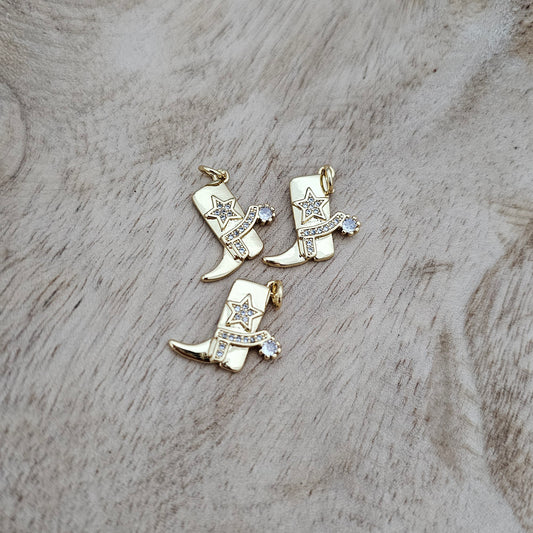 Custom Charm Cowgirl Boot Custom Charm Necklace