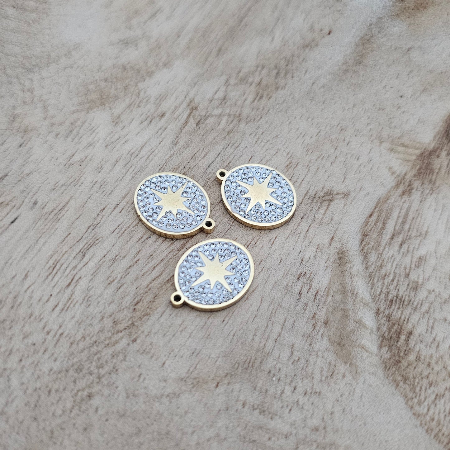 Custom Charm Crystal North Star Custom Charm Necklace
