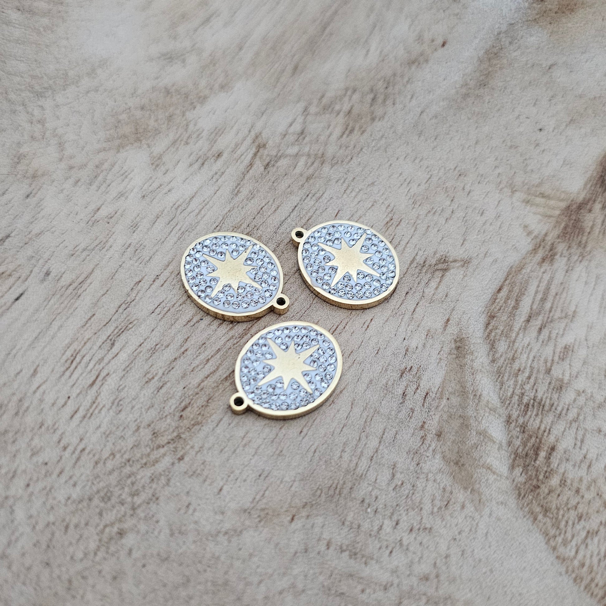 Custom Charm Crystal North Star Custom Charm Necklace