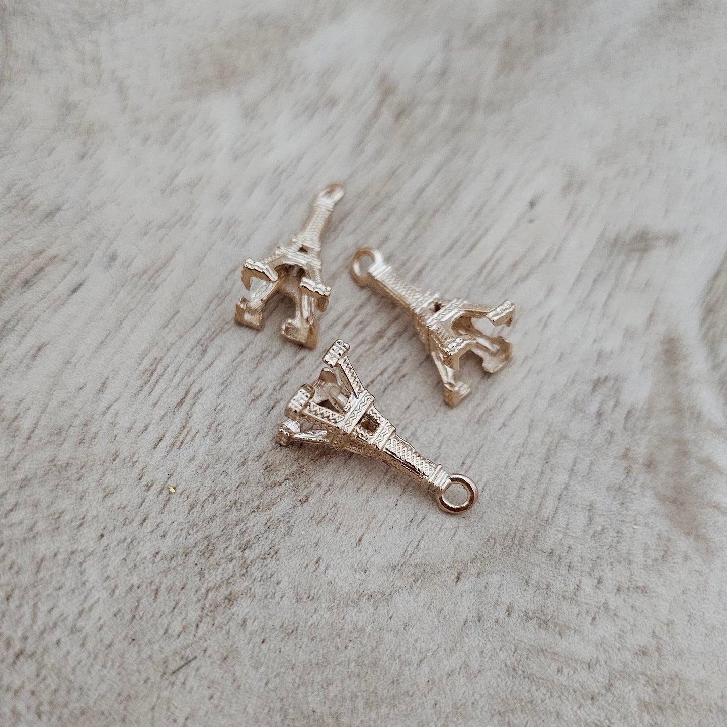 Custom Charm Eiffel Tower Paris France Custom Charm Necklace