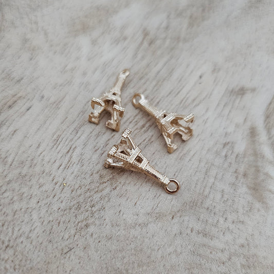 Custom Charm Eiffel Tower Paris France Custom Charm Necklace