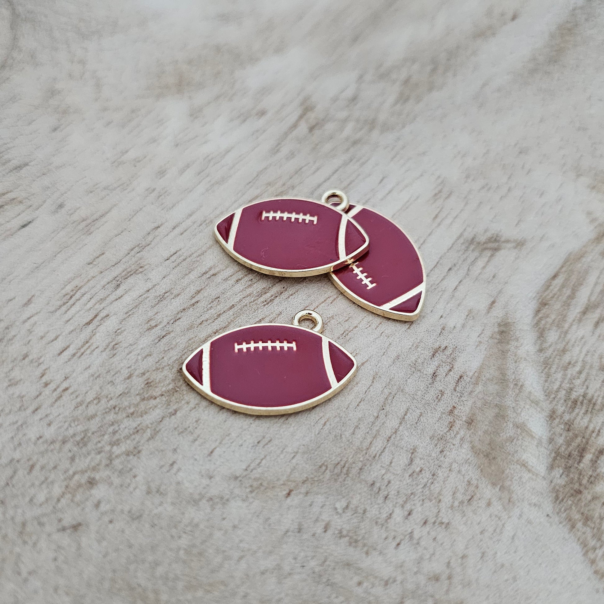 Custom Charm Football Custom Charm Necklace