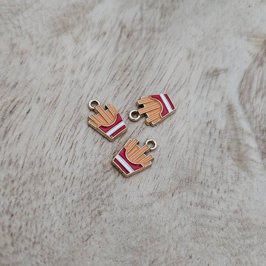 Custom Charm French Fries Custom Charm Necklace