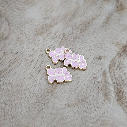 Custom Charm Girl Power Custom Charm Necklace