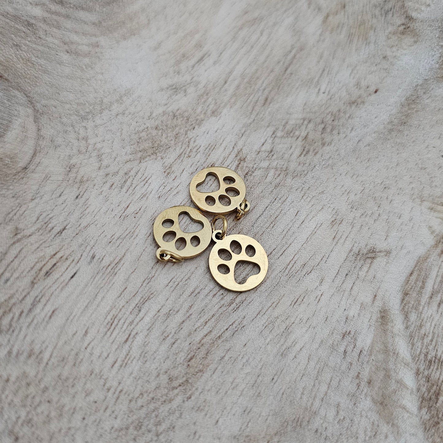 Custom Charm Gold Paw Custom Charm Necklace