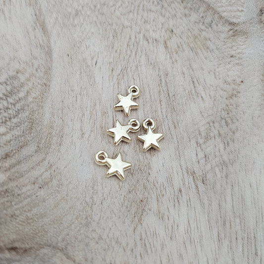Custom Charm Gold Star Custom Charm Necklace