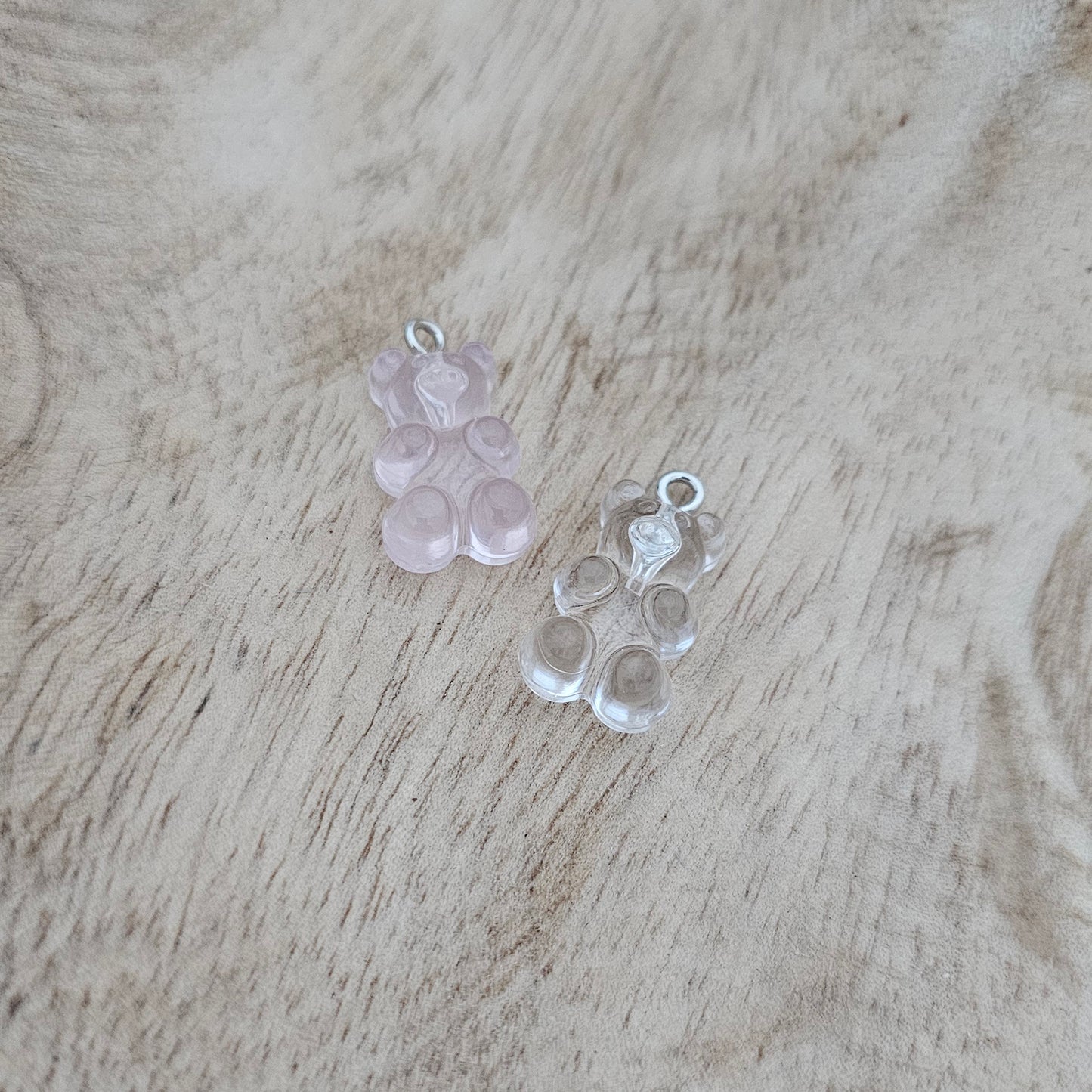 Custom Charm Gummy Bear Clear Custom Charm Necklace