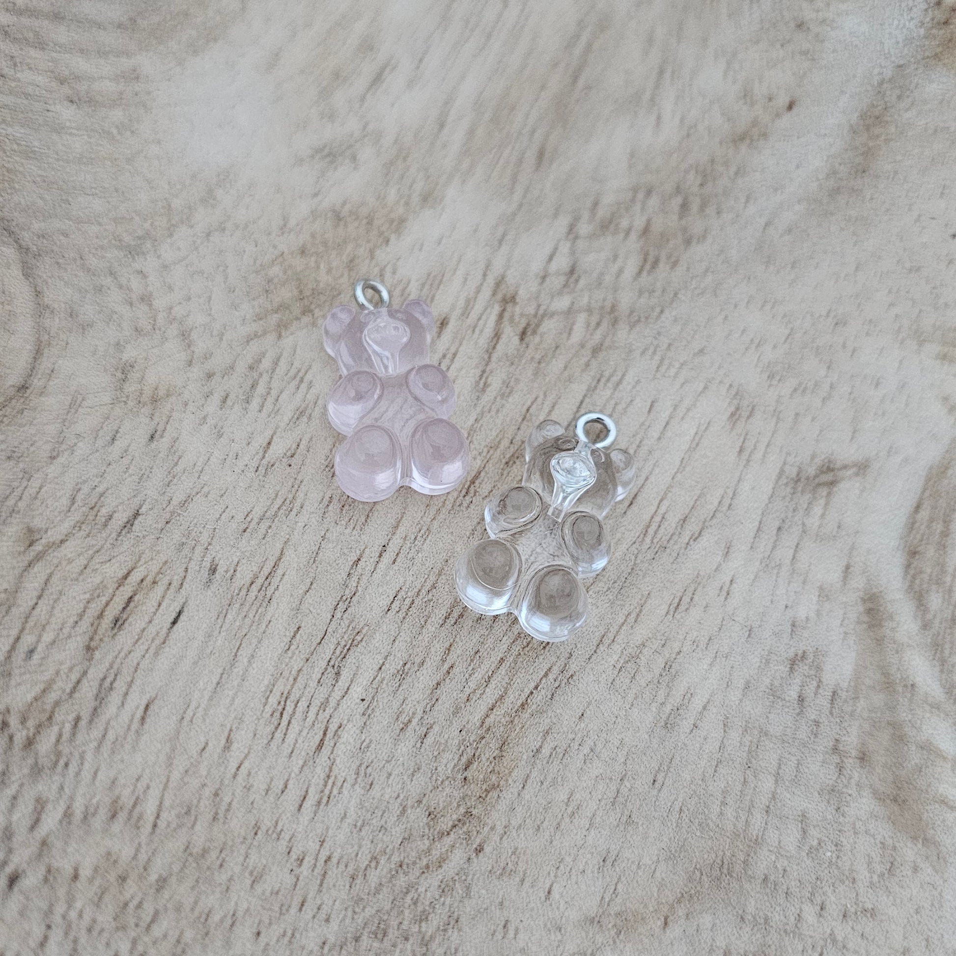 Custom Charm Gummy Bear Clear Custom Charm Necklace