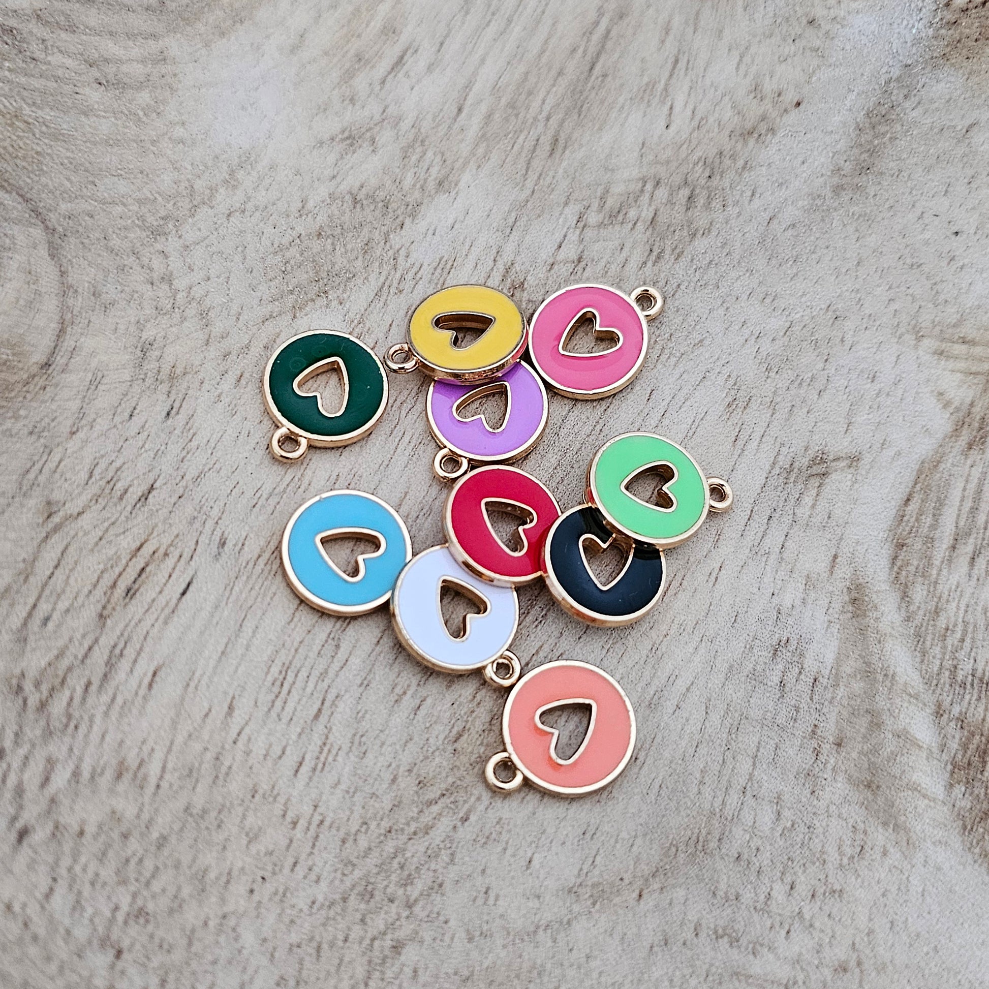 Custom Charm Heart Cut Out Mix Custom Charm Necklace