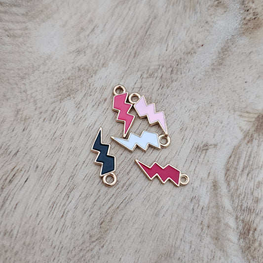 Custom Charm Lightening Bolt Mix Custom Charm Necklace