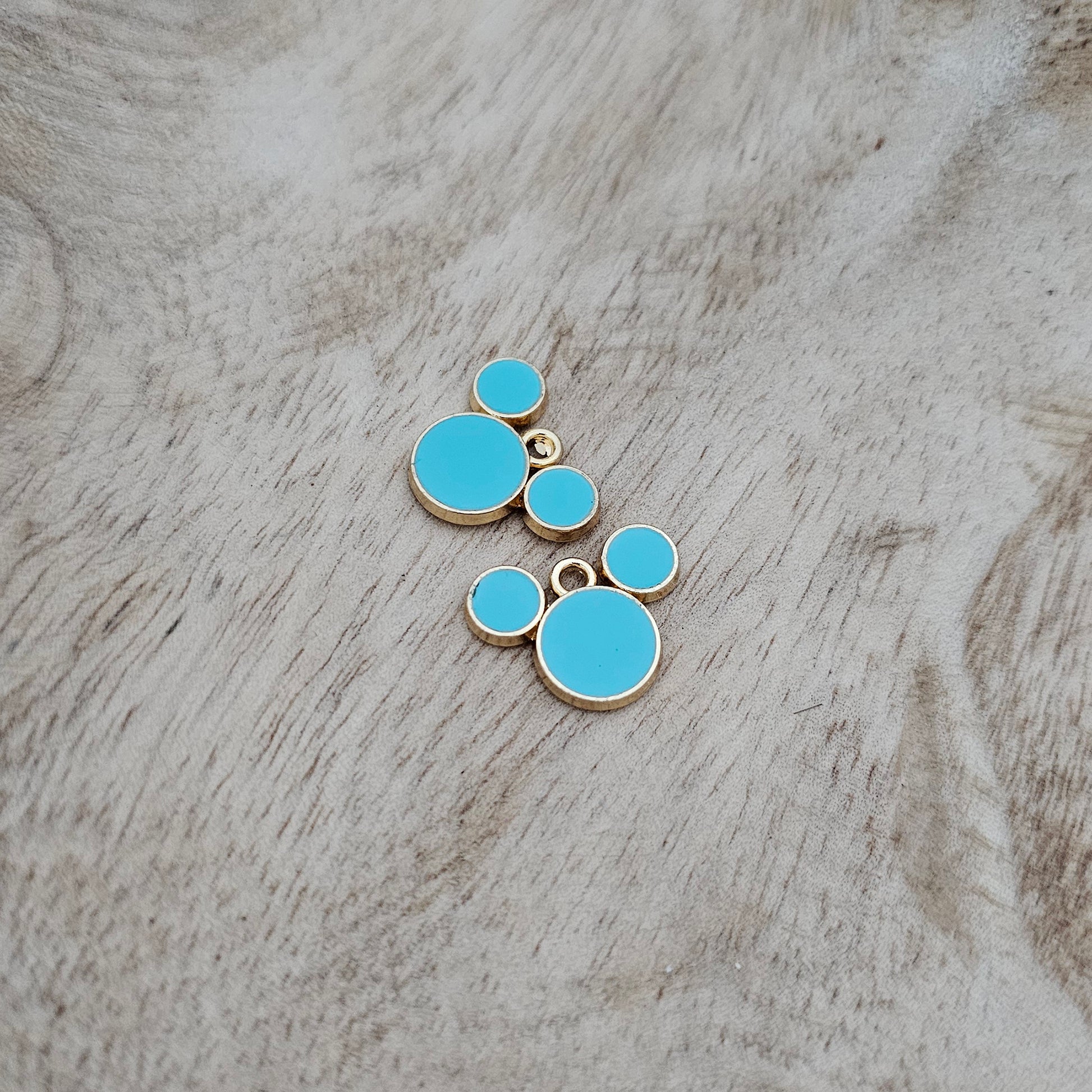 Custom Charm Mickey Mouse Blue Custom Charm Necklace