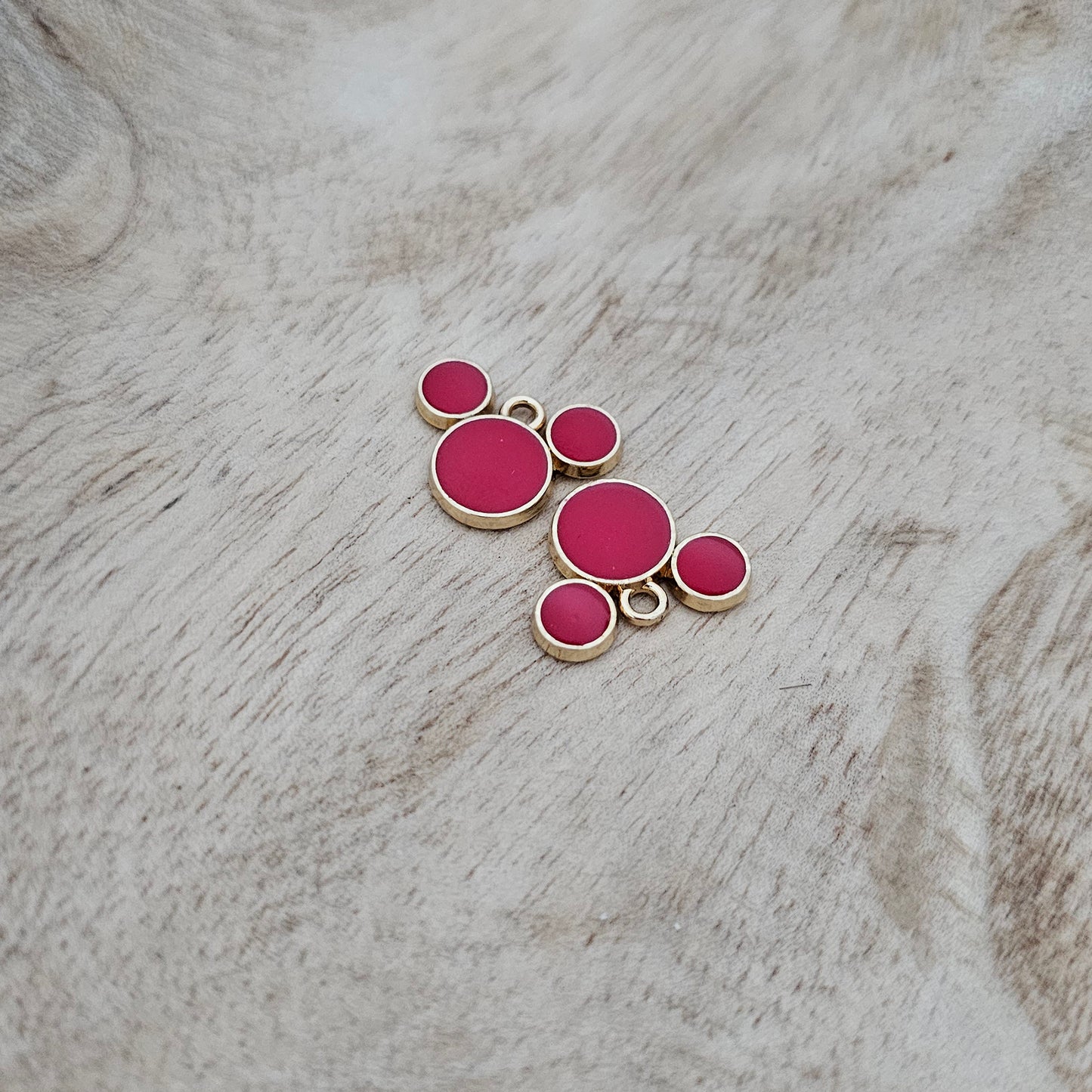 Custom Charm Mickey Mouse Red Custom Charm Necklace