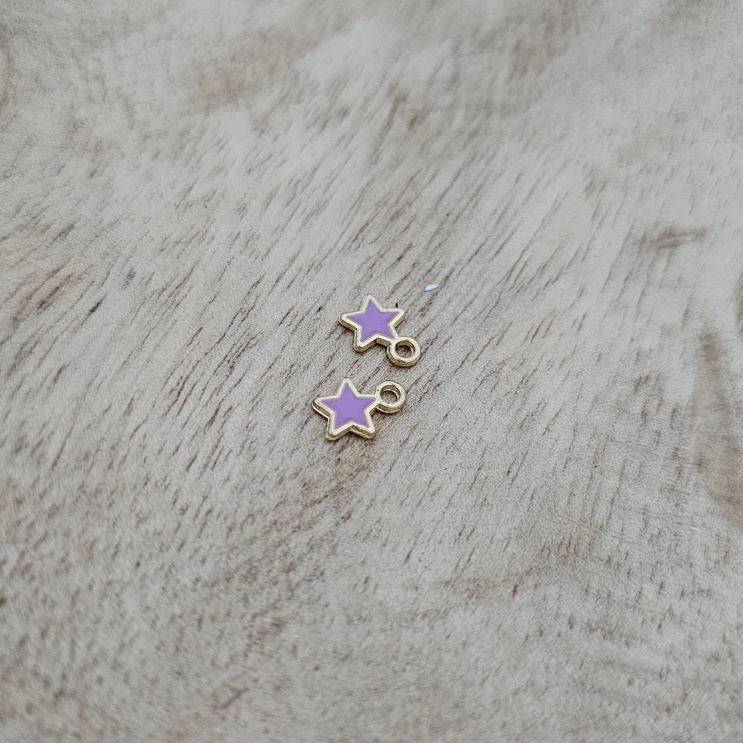 Custom Charm Mini Star Purple Custom Charm Necklace