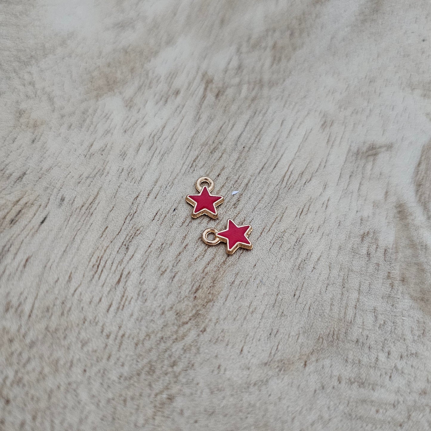 Custom Charm Mini Star Red Custom Charm Necklace