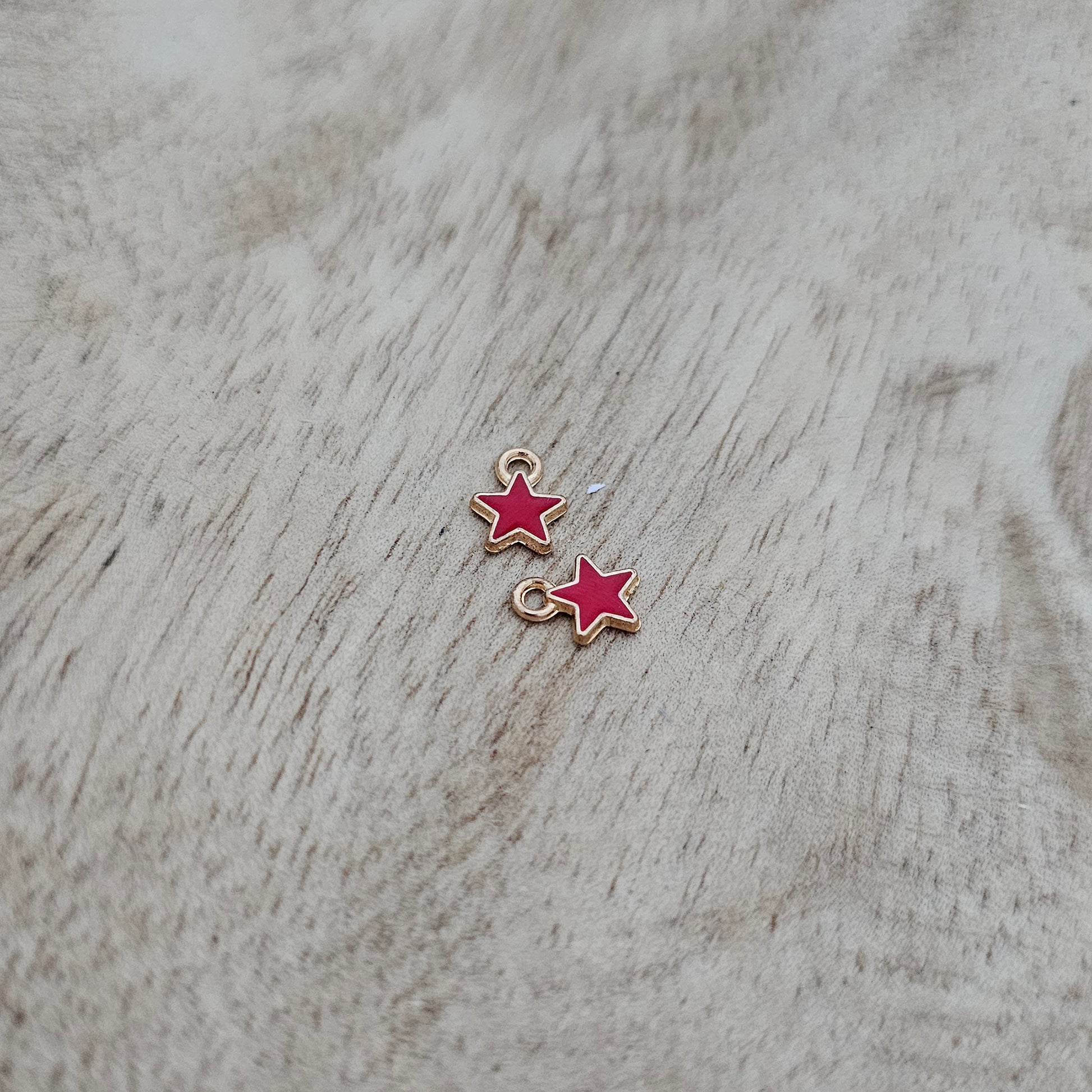 Custom Charm Mini Star Red Custom Charm Necklace