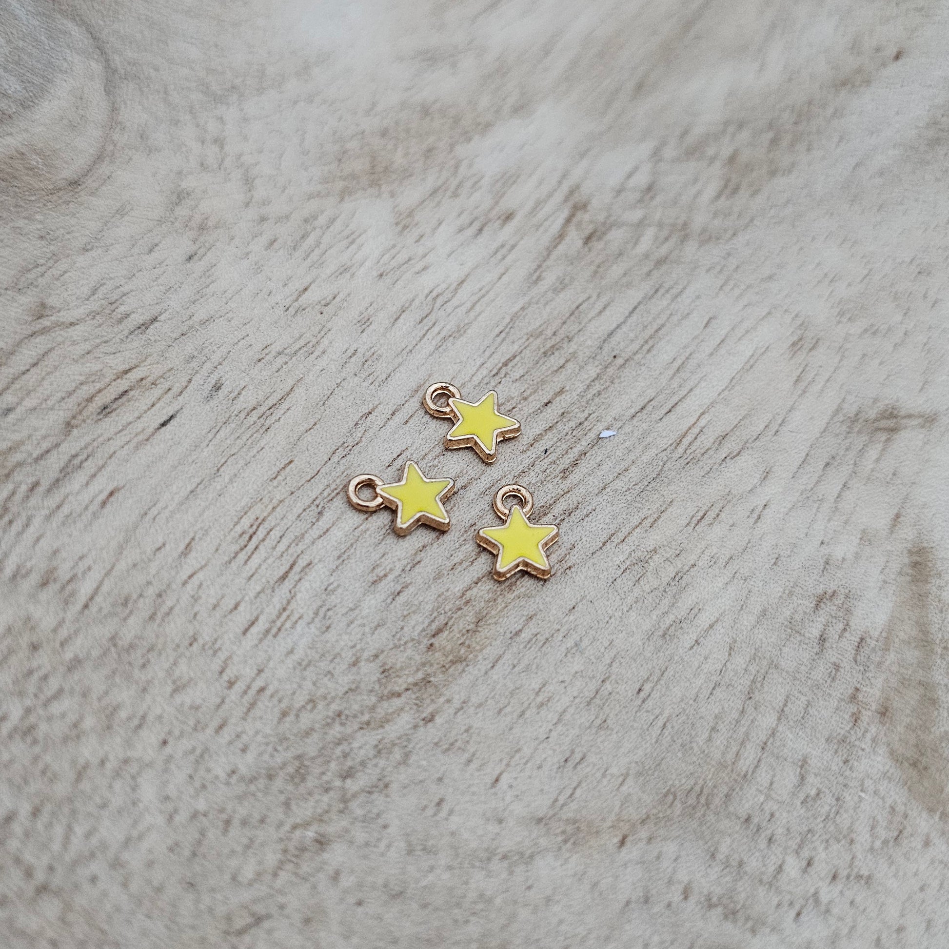 Custom Charm Mini Star Yellow Custom Charm Necklace