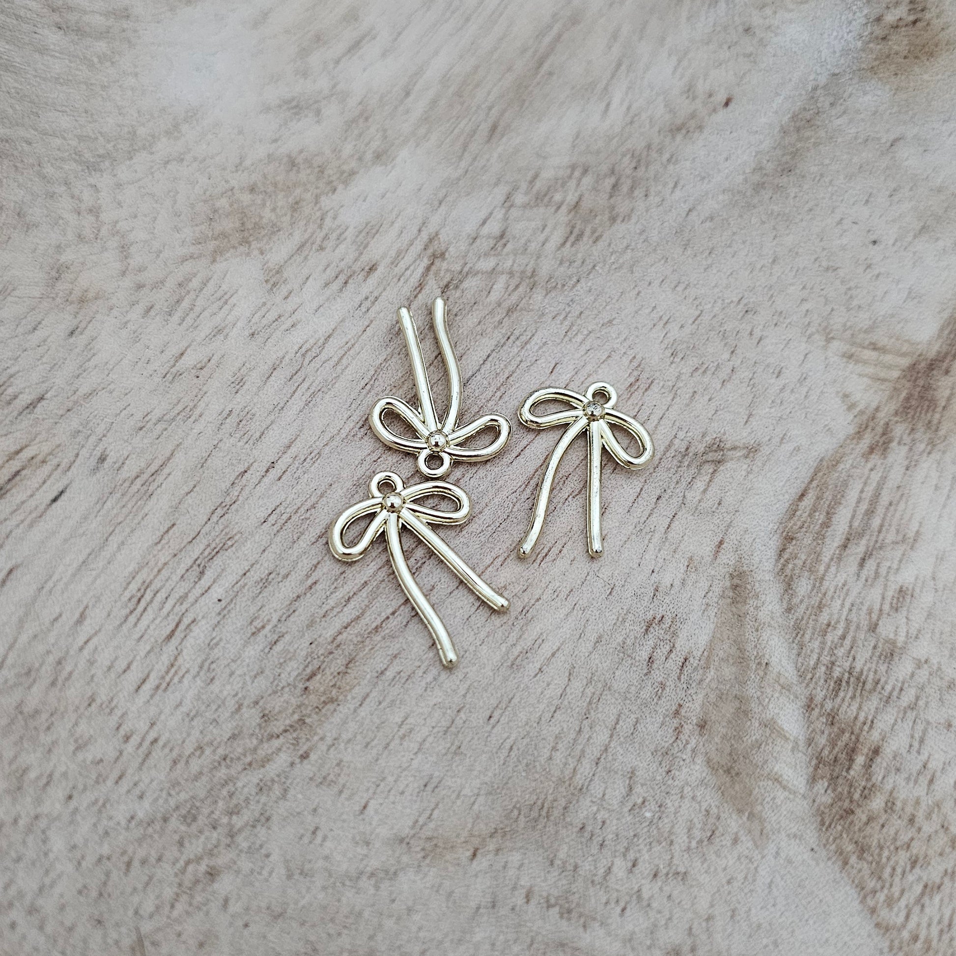 Custom Charm Mini String Bow Custom Charm Necklace