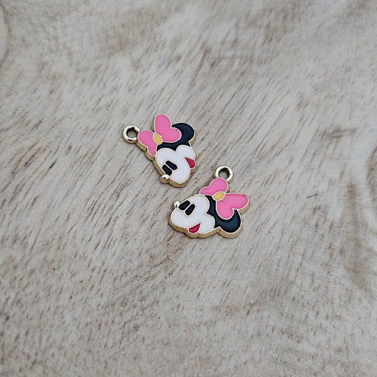 Custom Charm Minne Mouse Custom Charm Necklace