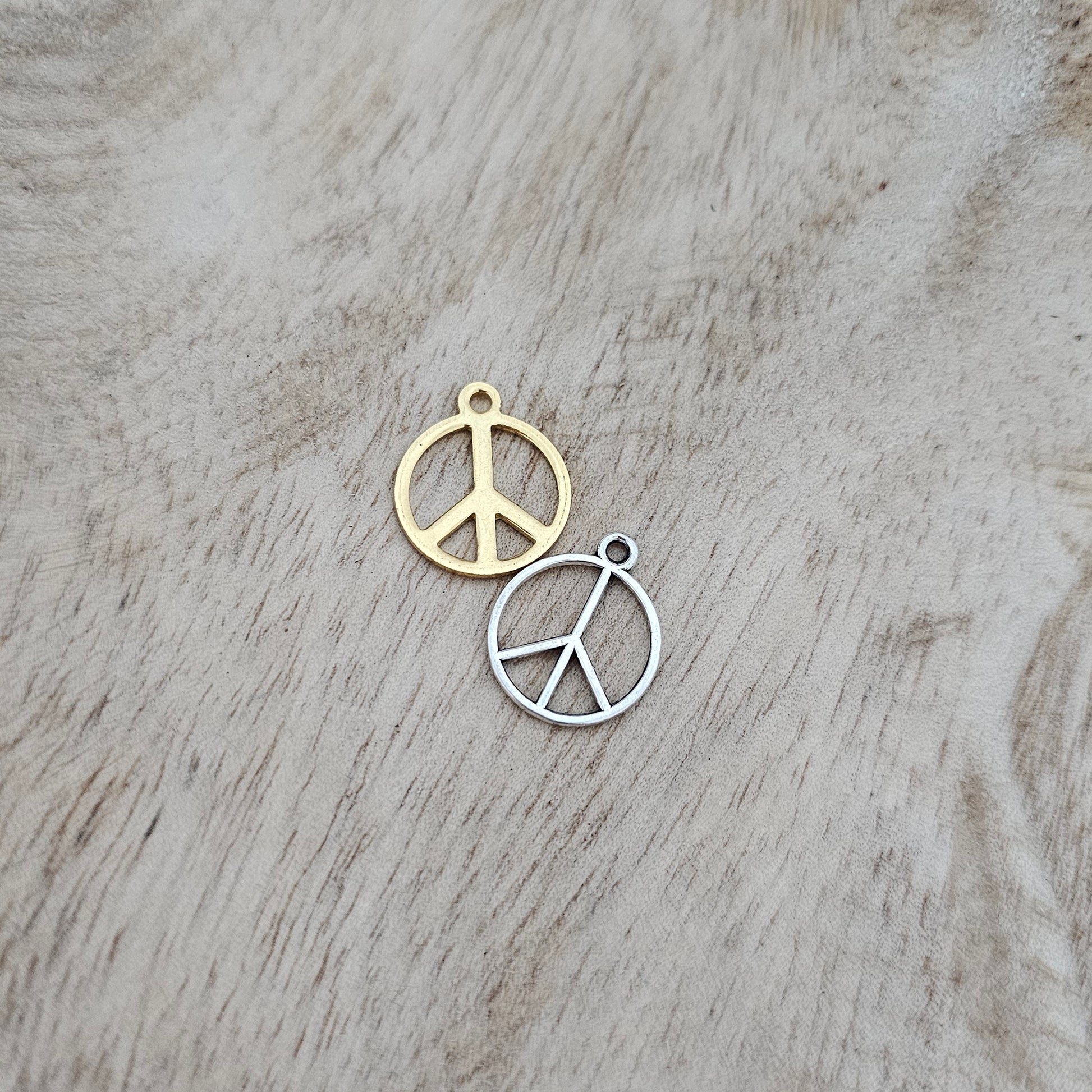 Custom Charm Peace Sign Mix Custom Charm Necklace