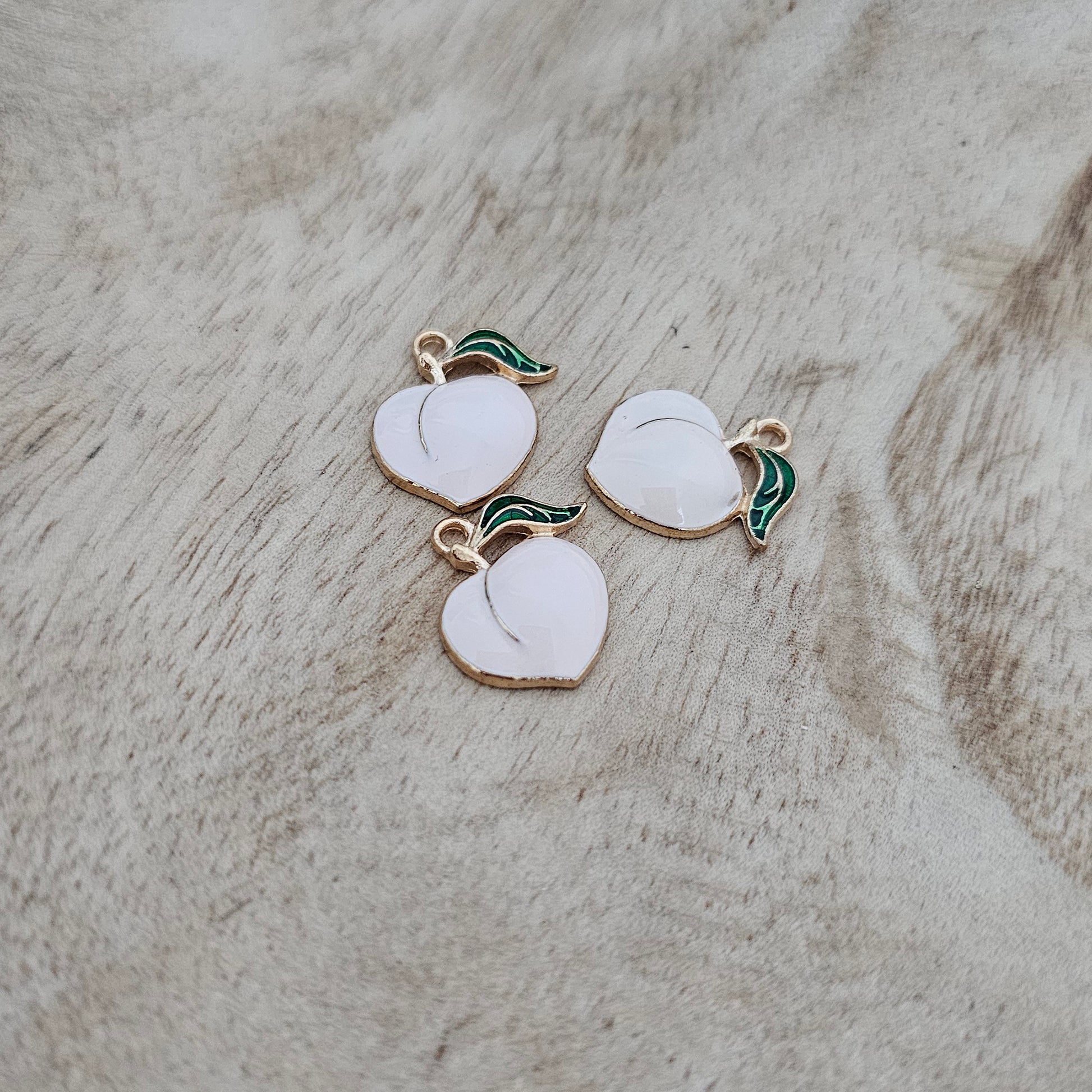 Custom Charm Peach Custom Charm Necklace