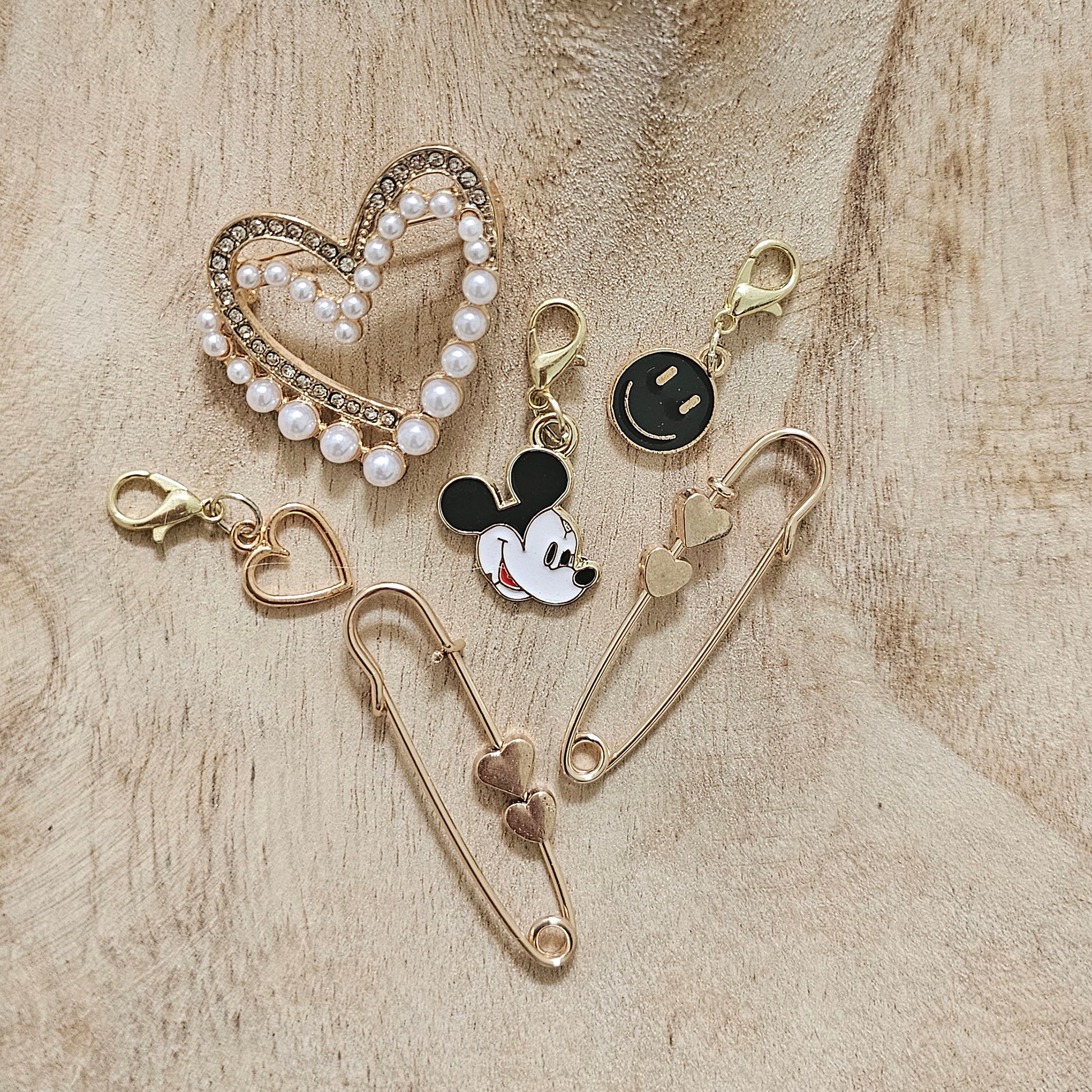 Custom Charm Pins Heart Pin