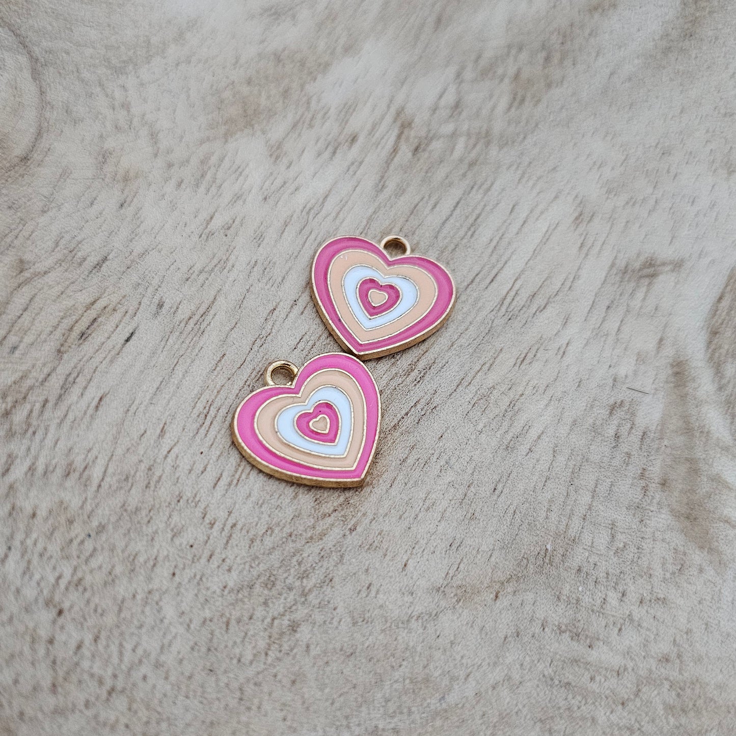 Custom Charm Rainbow Heart Custom Charm Necklace