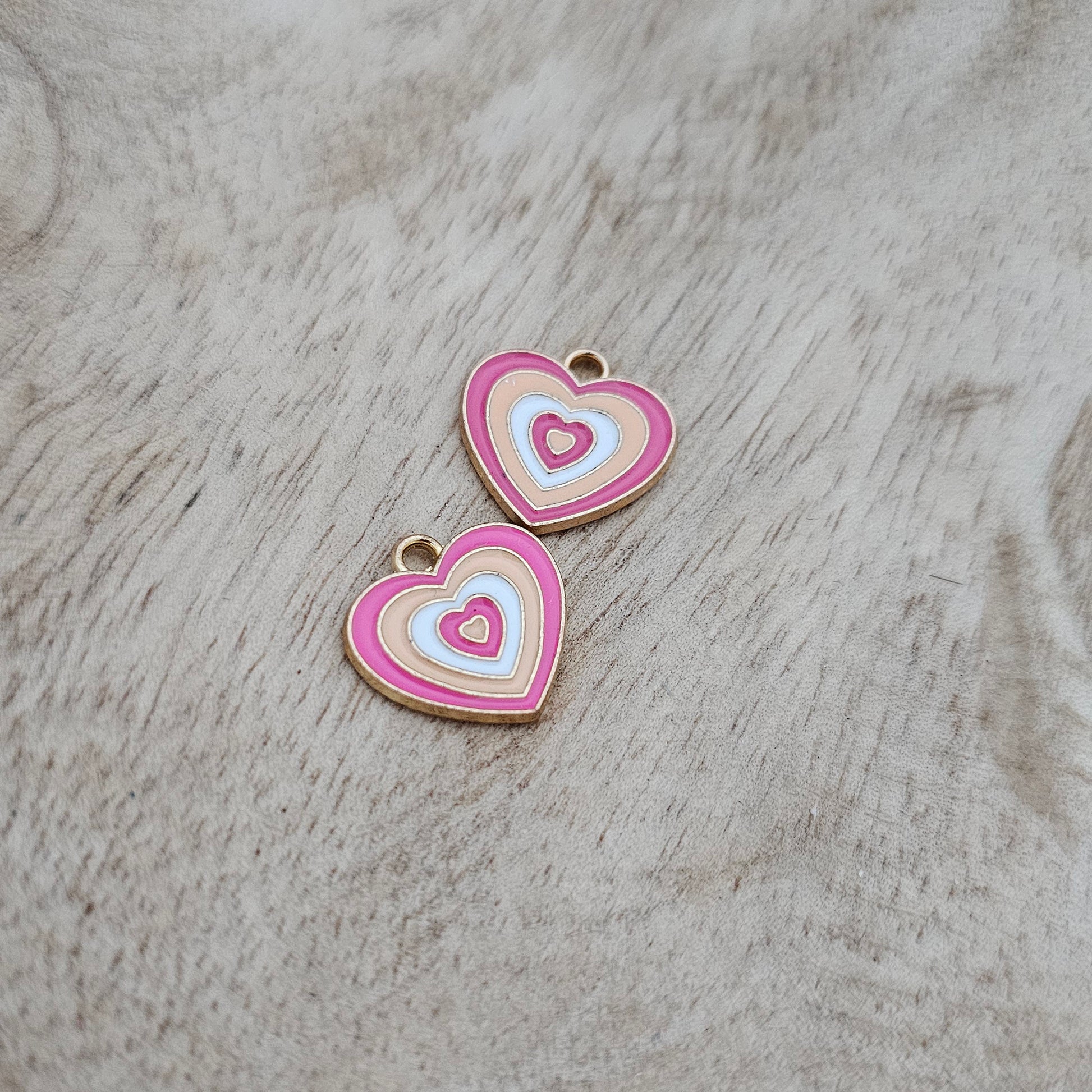 Custom Charm Rainbow Heart Custom Charm Necklace