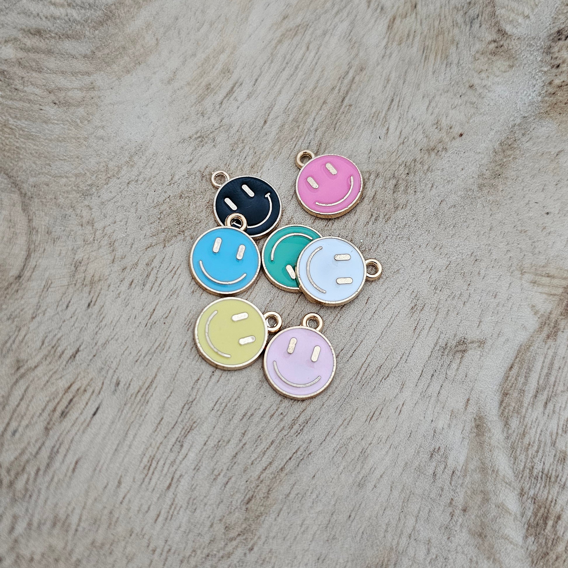 Custom Charm Smiley Face Custom Charm Necklace