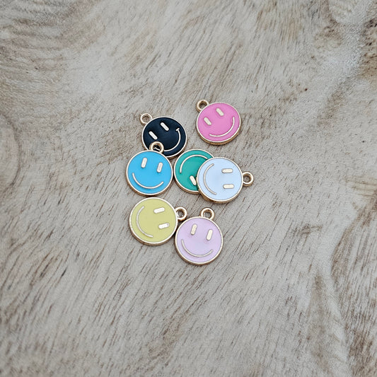 Custom Charm Smiley Face Custom Charm Necklace