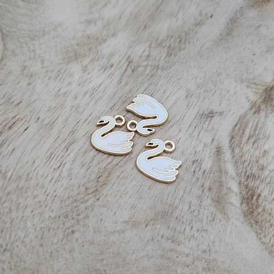 Custom Charm Swan Custom Charm Necklace
