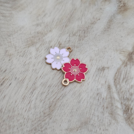 Custom Charms Hawaiian Flowers Custom Charm Necklace