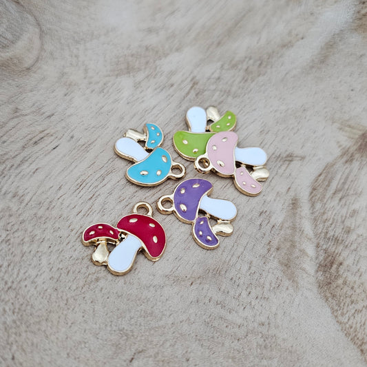 Custom Charm Mushroom Custom Charm Necklace