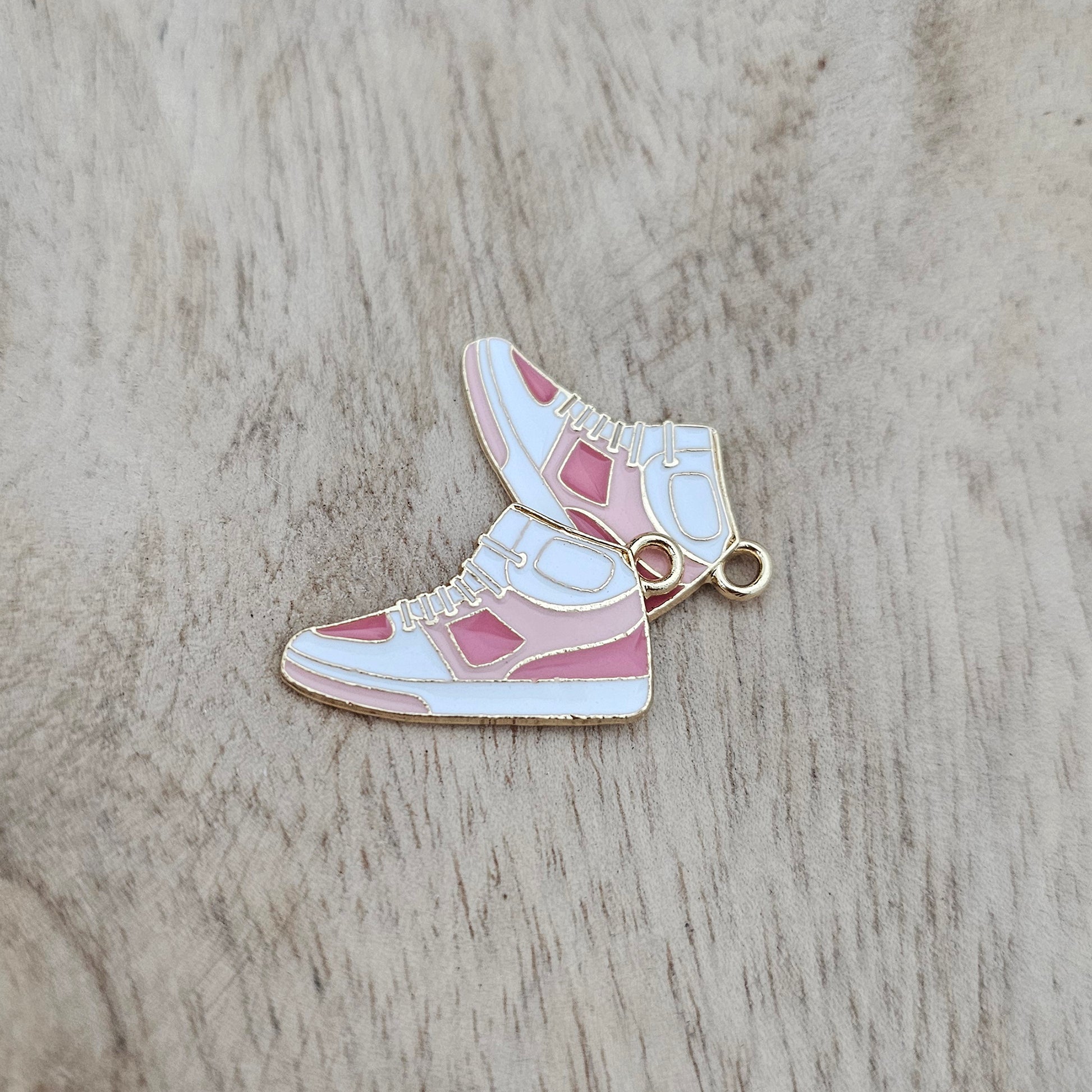 Custom Charms Pink Nike Inspired Tennis Shoe Charm