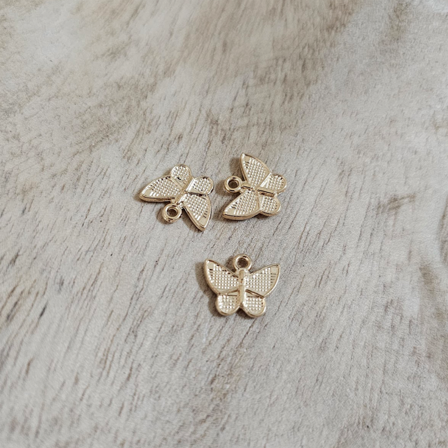 Dainty Gold Butterfly Charm Custom Charm Necklace